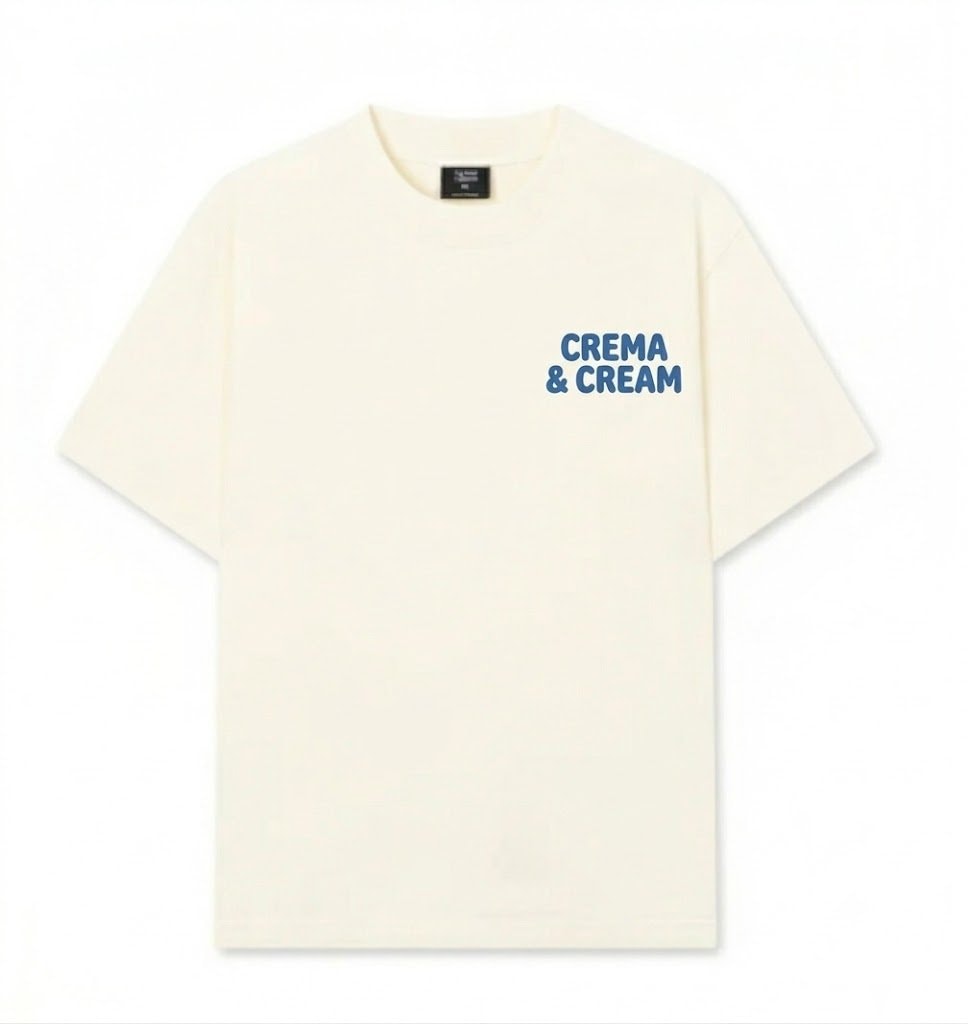 Crema & Cream Graphic Tee