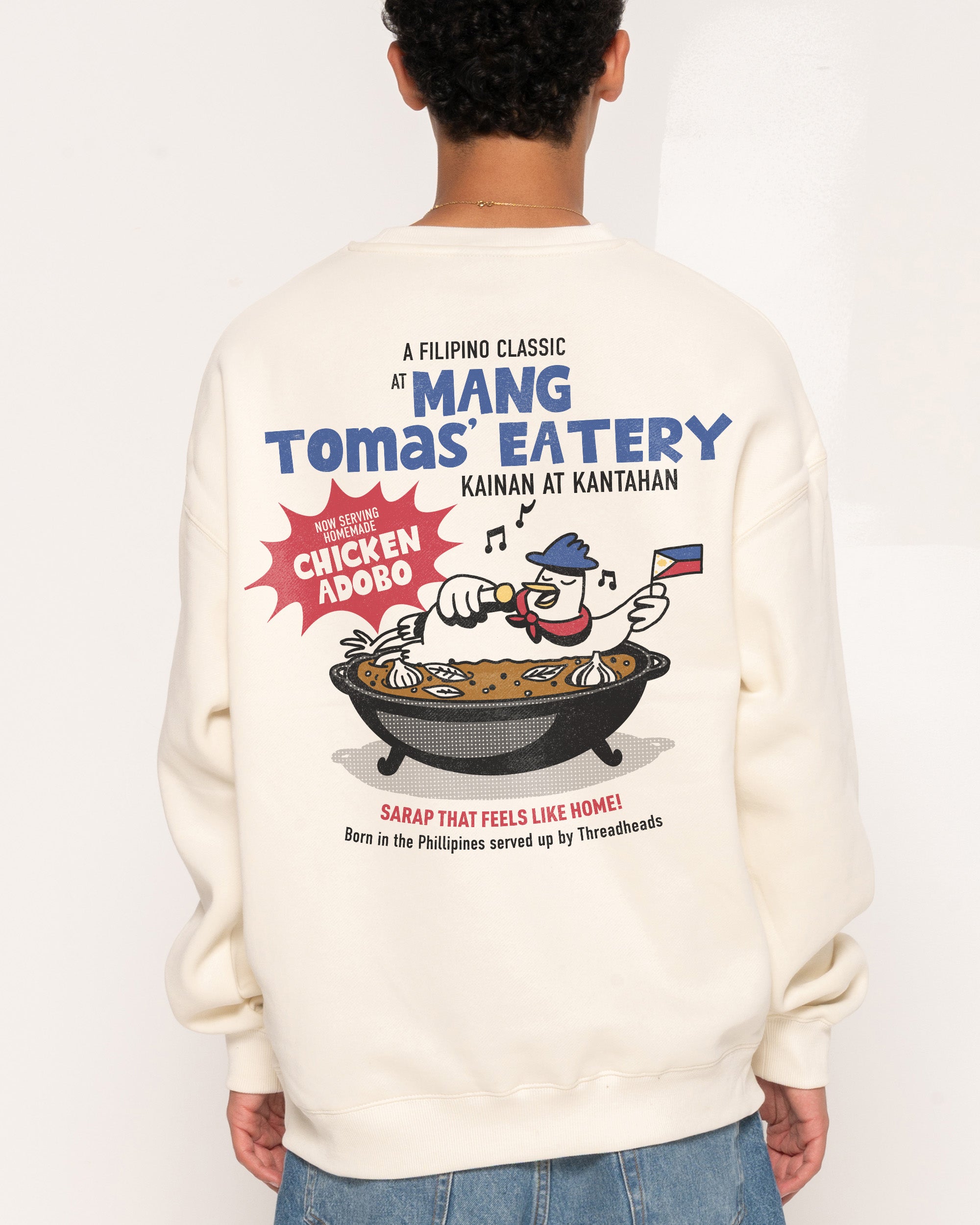 Adobo Graphic Sweatshirt - Unisex Premium 340gsm Cotton-Polyester Blend