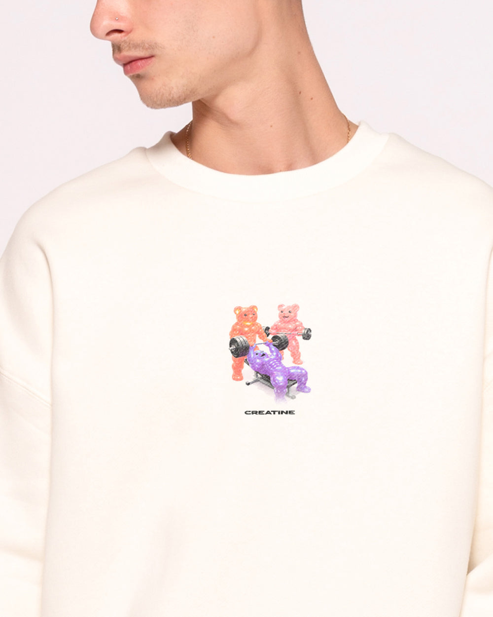 Creatine Gummies Unisex Graphic Sweatshirt - Threadheads 340gsm Cotton-Poly Blend