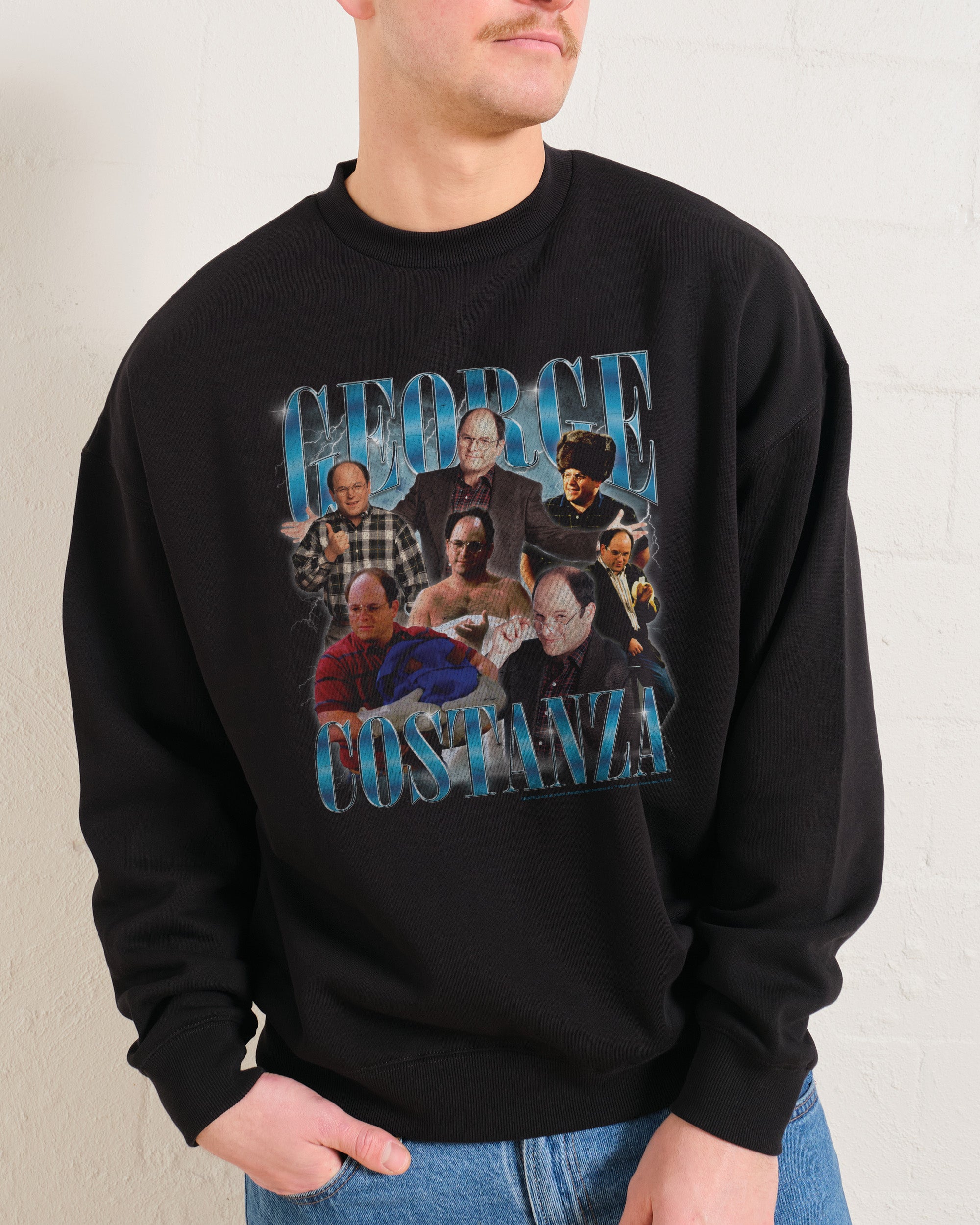 Vintage George Seinfeld Unisex Sweatshirt - Premium 340gsm Cotton-Poly Blend