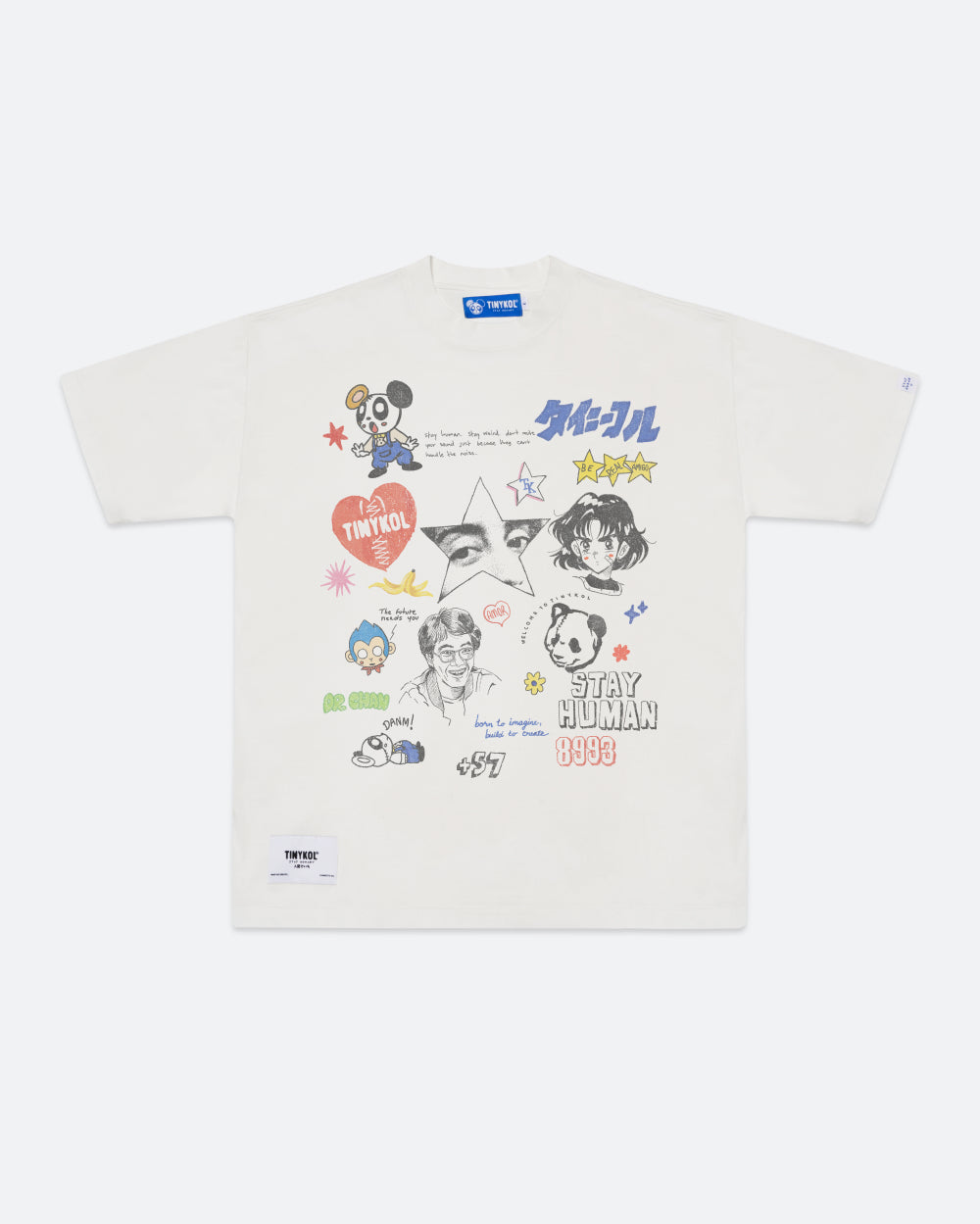 A Tiny Chaos Tee Unisex Oversized 100% Combed Cotton T-Shirt