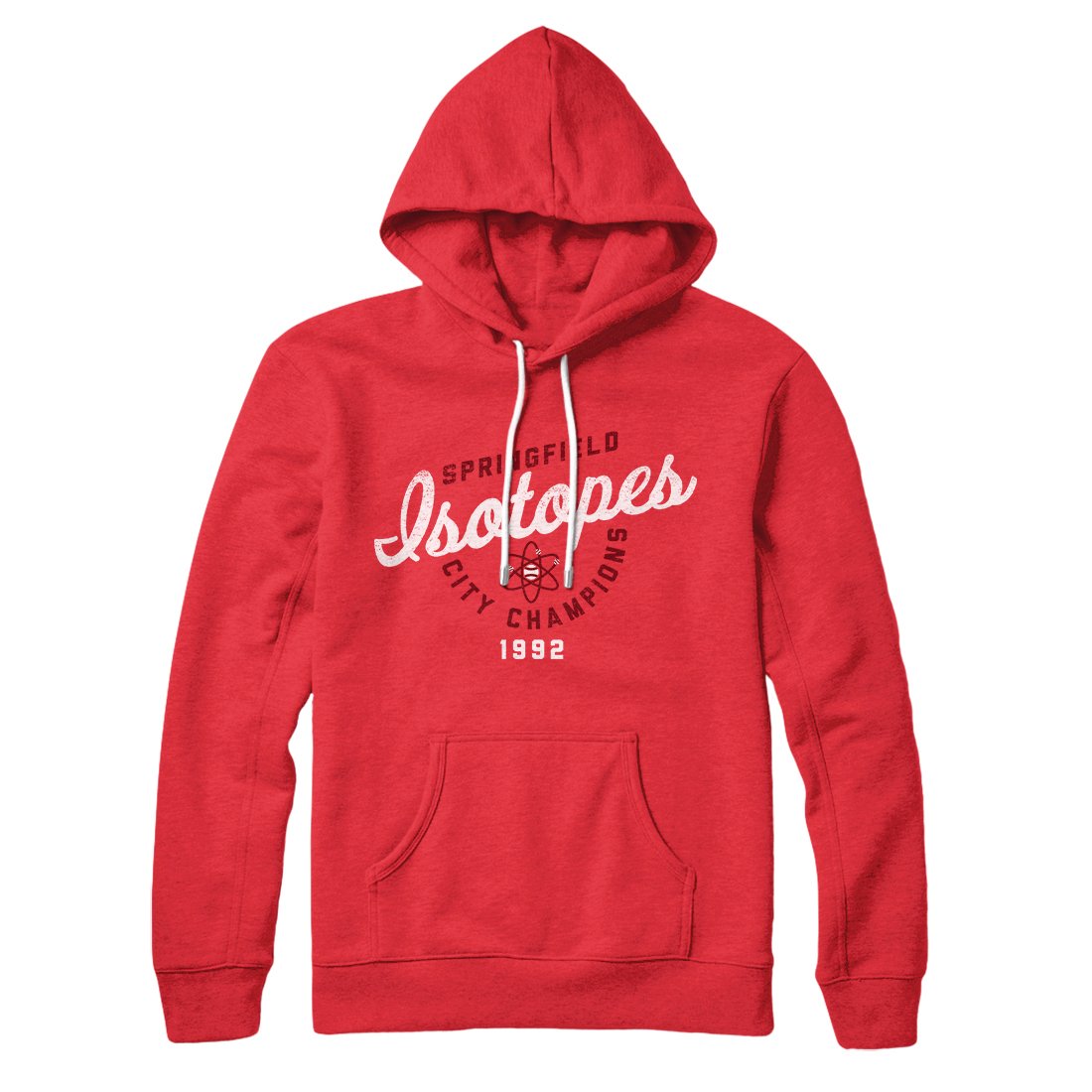 Springfield Isotopes Unisex Cotton Polyester Pullover Hoodie with Kangaroo Pocket